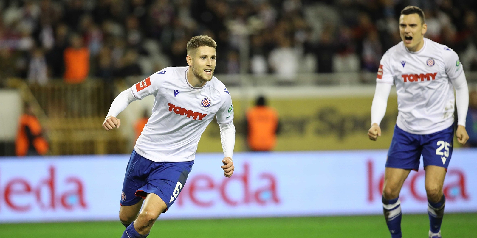 Žaper slavi pogodak u dresu Hajduka